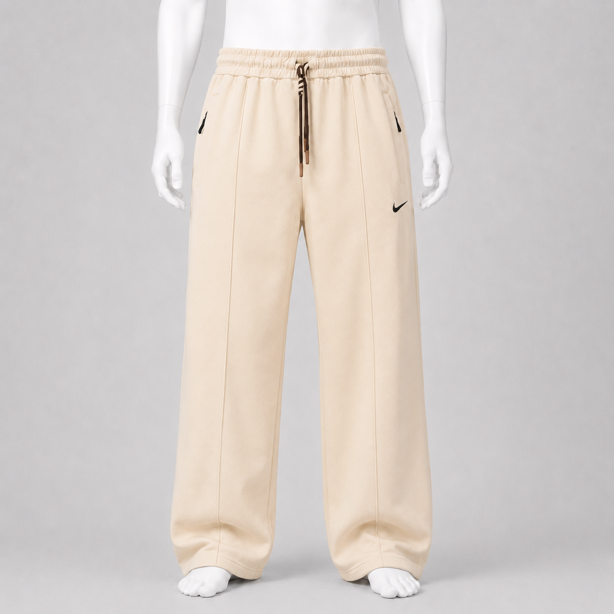 Men’s Cream Track Pants