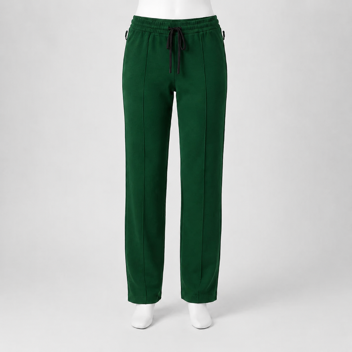 Women's Combed Jersey Trousers with Pleats