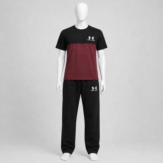 Men’s Color Block T-Shirt & Jogger Set