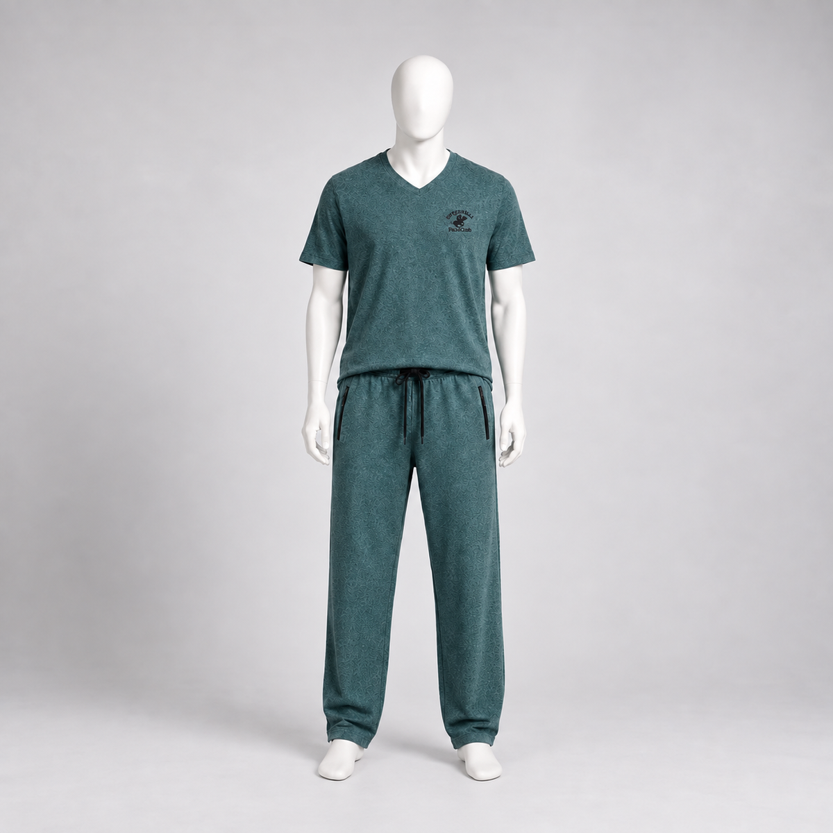 Men’s V-Neck T-Shirt & Jogger Set