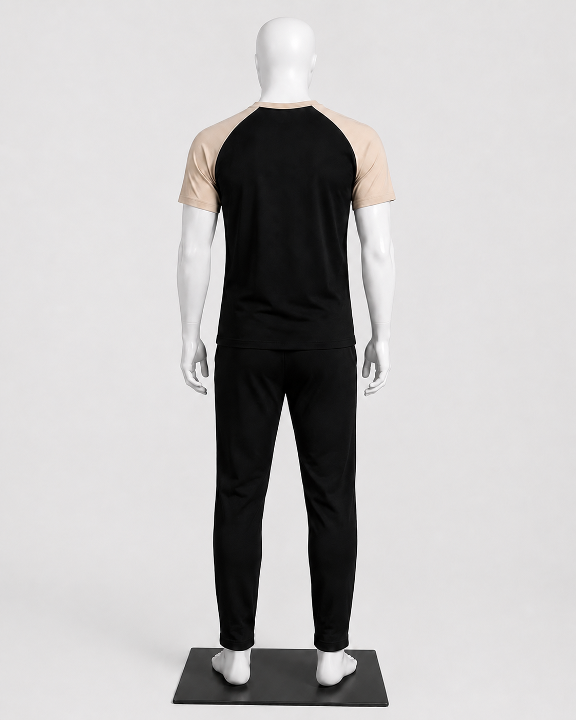 Men's Cream-Black T-Shirt